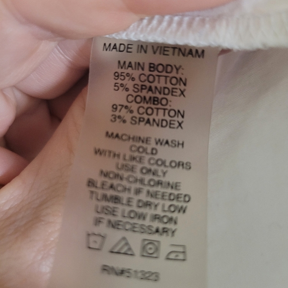 Two by Vince Camuto Women's Sweater/Shirt Lined‎ Black and White Size Large - Picture 5 of 6